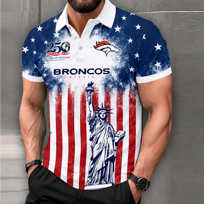 MEGA SALE - NEW CUSTOMIZED NFL13 DVB DENVER BRONCOS POLO SHIRT, ZIP POLO SHIRT & T-SHIRTS