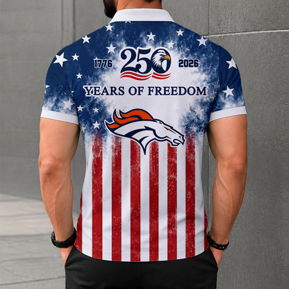 MEGA SALE - NEW CUSTOMIZED NFL13 DVB DENVER BRONCOS POLO SHIRT, ZIP POLO SHIRT & T-SHIRTS
