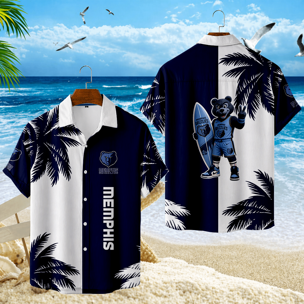 FINAL SALE - NEW CUSTOMIZED NBA13 MGR MEMPHIS GRIZZLIES UNISEX HAWAIIAN SHIRT