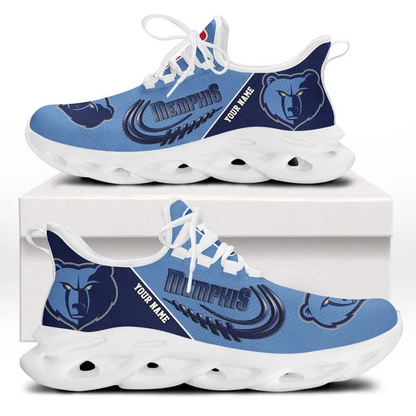 FINAL SALE - NEW CUSTOMIZED NBA13 MGR MEMPHIS GRIZZLIES PREMIUM CLUNKY SNEAKERS