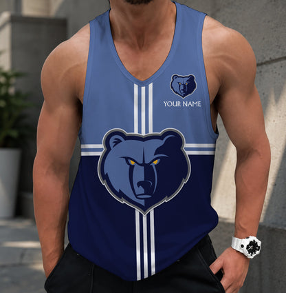 FINAL SALE - NEW CUSTOMIZED NBA13 MGR MEMPHIS GRIZZLIES MEN'S TANK TOP