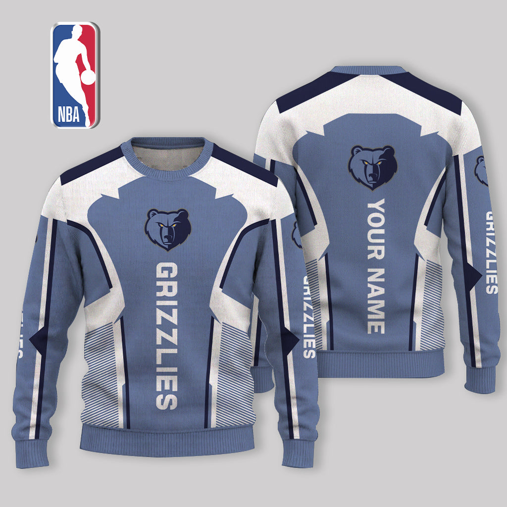 LIMITED EDITION - NEW CUSTOMIZED NBA13 MGR MEMPHIS GRIZZLIES UGLY SWEATER