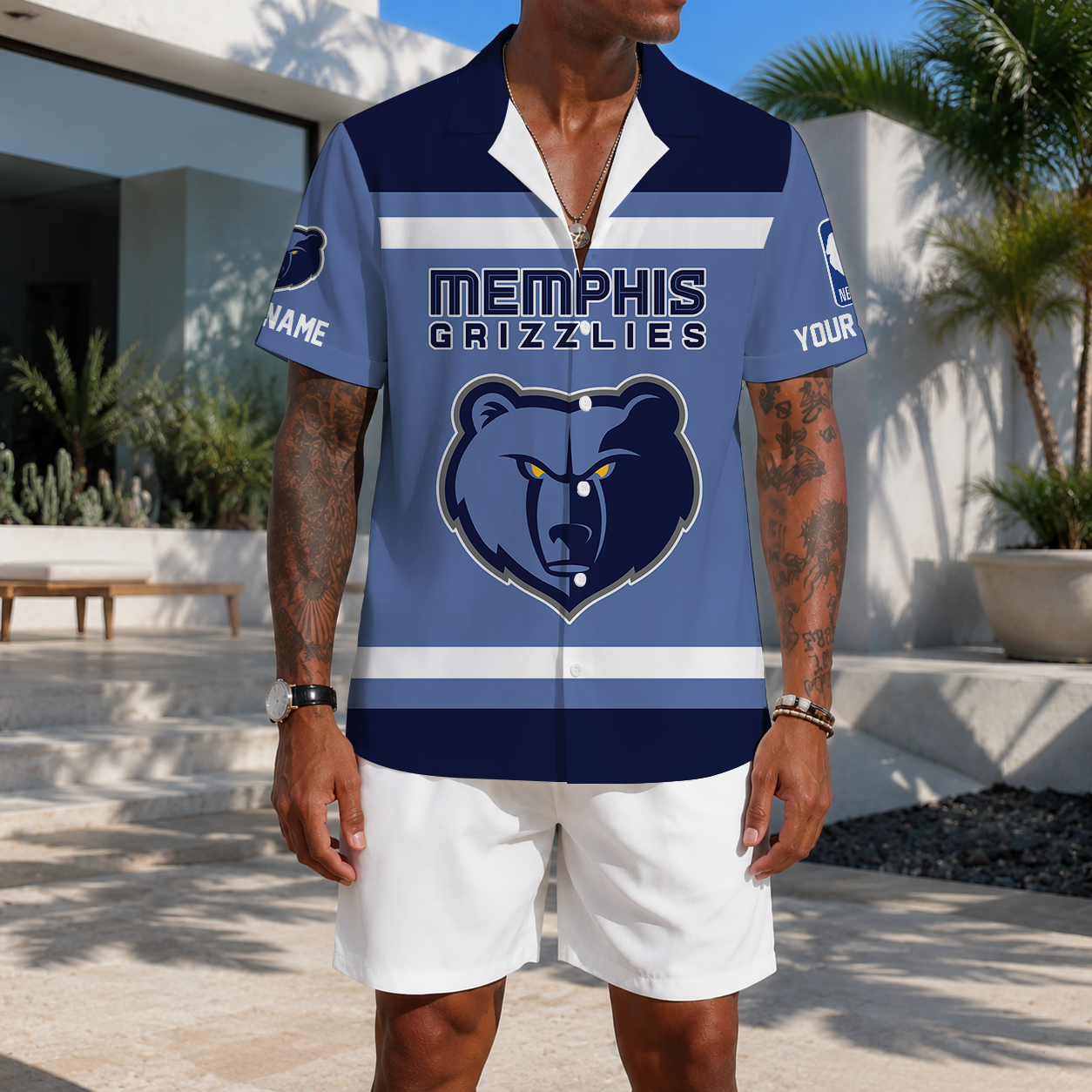 LIMITED EDITION - NEW CUSTOMIZED NBA13 MGR MEMPHIS GRIZZLIES UNISEX HAWAIIAN SHIRT