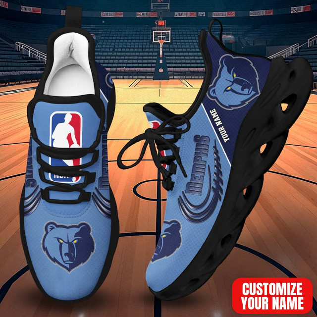 FINAL SALE - NEW CUSTOMIZED NBA13 MGR MEMPHIS GRIZZLIES PREMIUM CLUNKY SNEAKERS