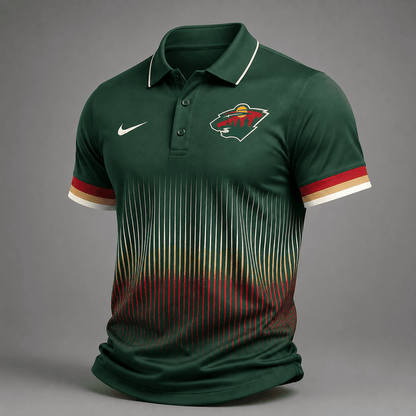 SPECIAL EDITION - NEW CUSTOMIZED NHL13 MNW MINNESOTA WILD T-SHIRT, POLO SHIRT, ZIP POLO SHIRT, SWEATSHIRT, HOODIE & ZIP HOODIE
