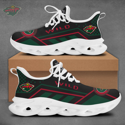 LIMITED EDITION - NEW CUSTOMIZED NHL13 MNW MINNESOTA WILD CLUNKY SNEAKERS