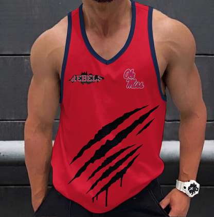 SPECIAL EDITION - NEW CUSTOMIZED NCAA CWS13 OMR OLE MISS REBELS UNISEX TANK TOP