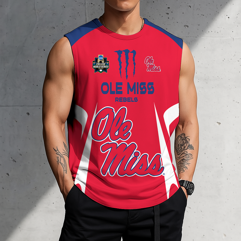 ACTIVE OFFER - NEW CUSTOMIZED | NCAA CWS13 OMR OM REBELS MEN'S GYM SHIRT