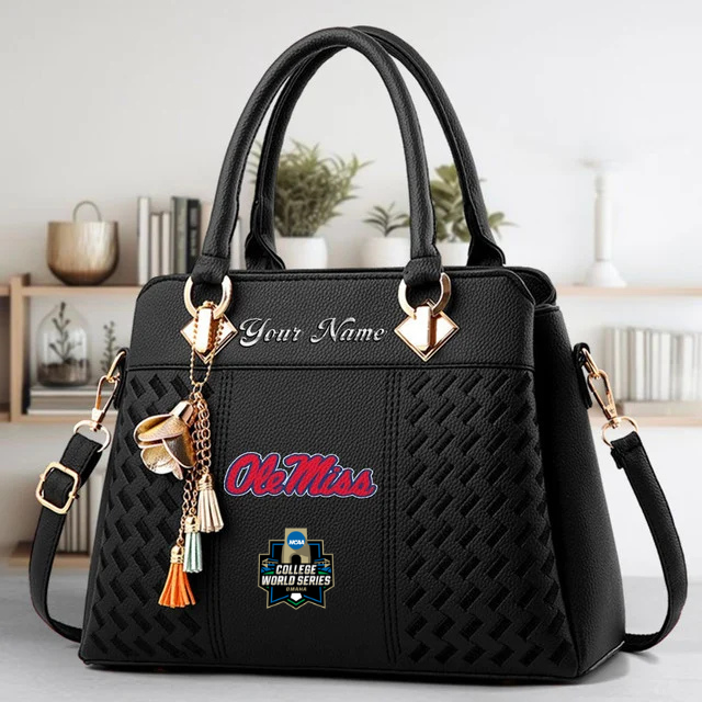 VIRAL EDITON - NEW CUSTOMIZED NCAA CWS13 OMR OM REBELS ZIP HANDBAG MULTICOLOR