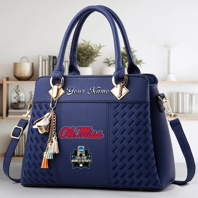 VIRAL EDITON - NEW CUSTOMIZED NCAA CWS13 OMR OM REBELS ZIP HANDBAG MULTICOLOR