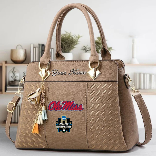 VIRAL EDITON - NEW CUSTOMIZED NCAA CWS13 OMR OM REBELS ZIP HANDBAG MULTICOLOR