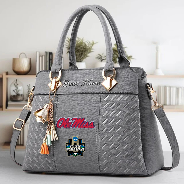 VIRAL EDITON - NEW CUSTOMIZED NCAA CWS13 OMR OM REBELS ZIP HANDBAG MULTICOLOR