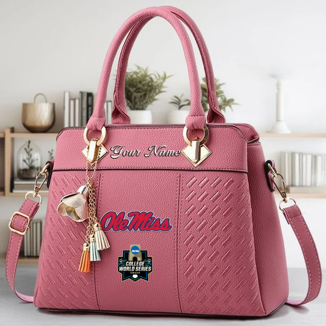 VIRAL EDITON - NEW CUSTOMIZED NCAA CWS13 OMR OM REBELS ZIP HANDBAG MULTICOLOR