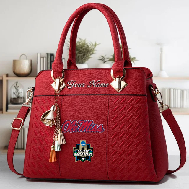 VIRAL EDITON - NEW CUSTOMIZED NCAA CWS13 OMR OM REBELS ZIP HANDBAG MULTICOLOR