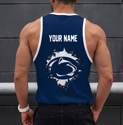 EXCLUSIVE EDITION - NEW CUSTOMIZED NCAA MFF13 PNL PENN STATE NITTANY LIONS UNISEX TANK TOP