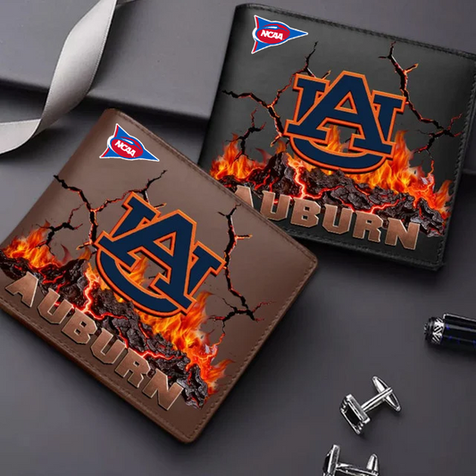 LIMITED EDITION - NEW CUSTOMIZED FBS NCAA13 ABT AB TIGERS LEATHER WALLET