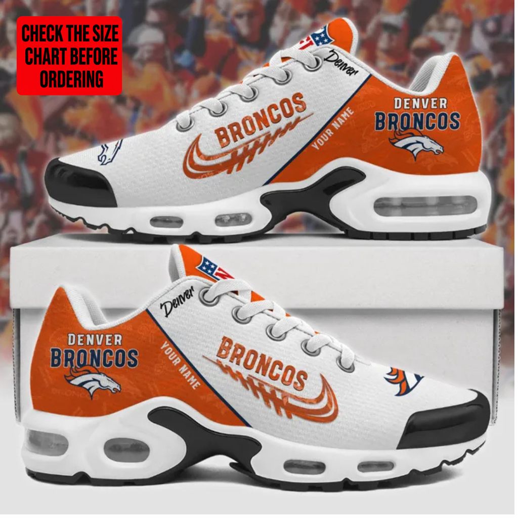 [SPECIAL OFFER] NEW CUSTOMIZED NFL13 DVB DENVER BRONCOS AIR MAX PLUS SNEAKERS
