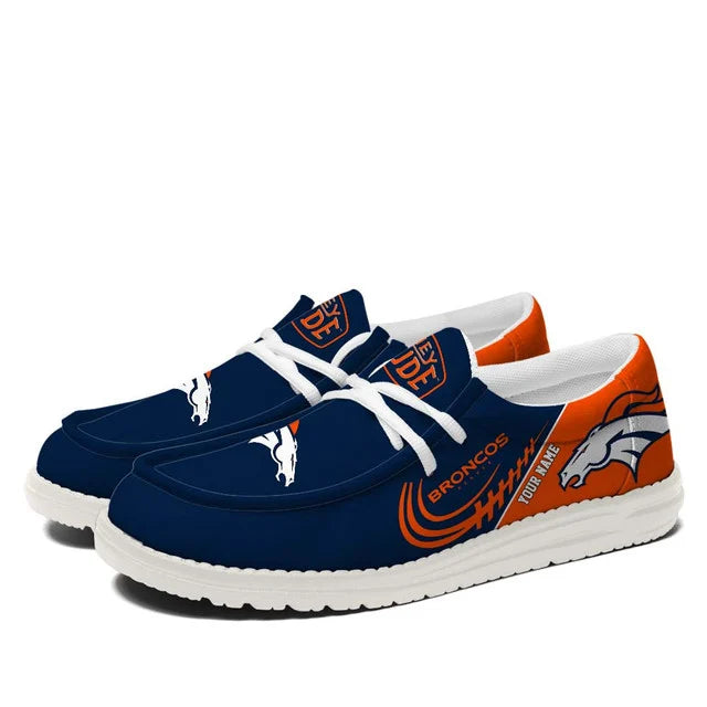 [SPECIAL OFFER] NEW CUSTOMIZED NFL13 DVB DENVER BRONCOS LOAFER SHOES