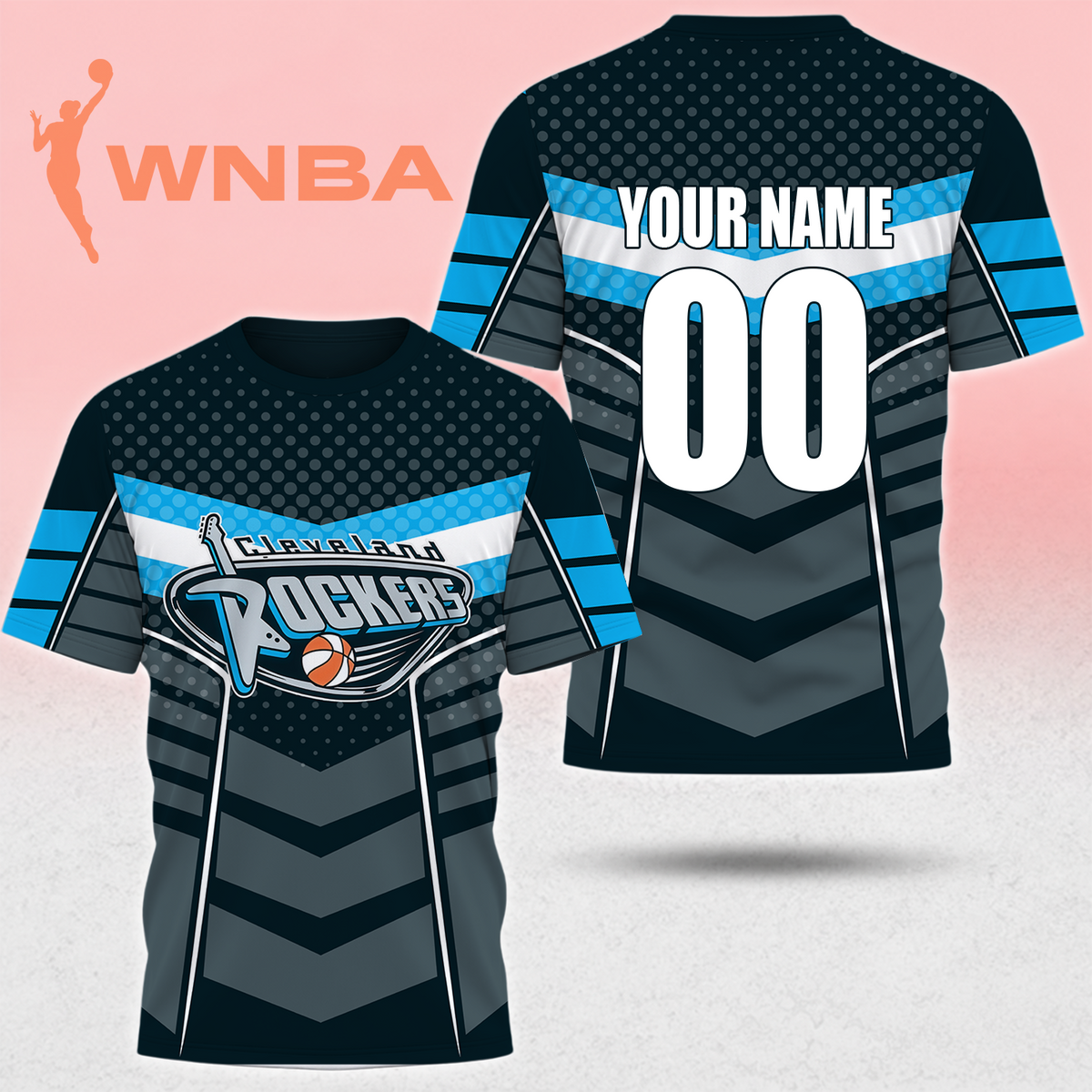 SPECIAL EDITION - NEW CUSTOMIZED WNBA14 CLR CLEVELAND ROCKERS T-SHIRT, POLO SHIRT, ZIP POLO SHIRT, SWEATSHIRT, HOODIE & ZIP HOODIE