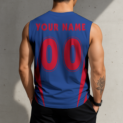 FINAL SALE - NEW CUSTOMIZED NBA14 DPI DETROIT PISTONS MEN'S GYM SHIRT