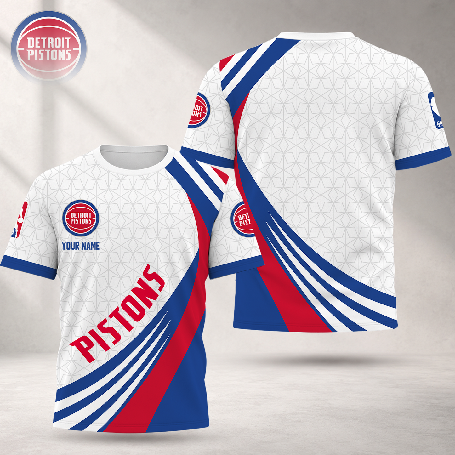 FINAL SALE - NEW CUSTOMIZED NBA14 DPI DETROIT PISTONS T-SHIRT, POLO SHIRT, ZIP POLO SHIRT, SWEATSHIRT, HOODIE & ZIP HOODIE