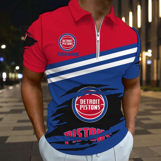 FINAL SALE - NEW CUSTOMIZED NBA14 DPI DETROIT PISTONS T-SHIRT, POLO SHIRT, ZIP POLO SHIRT, SWEATSHIRT, HOODIE & ZIP HOODIE
