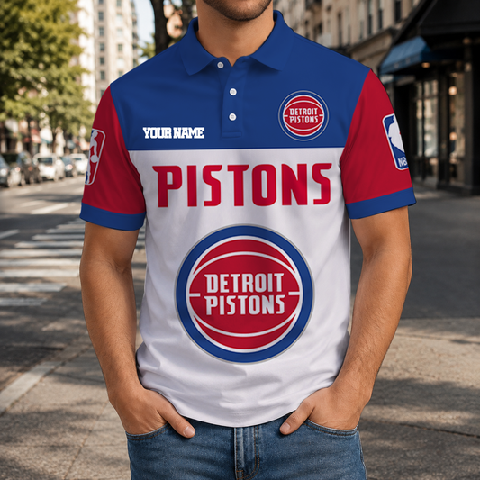 VIRAL EDITION - NEW CUSTOMIZED NBA14 DPI DETROIT PISTONS T-SHIRT, POLO SHIRT, ZIP POLO SHIRT, SWEATSHIRT, HOODIE & ZIP HOODIE