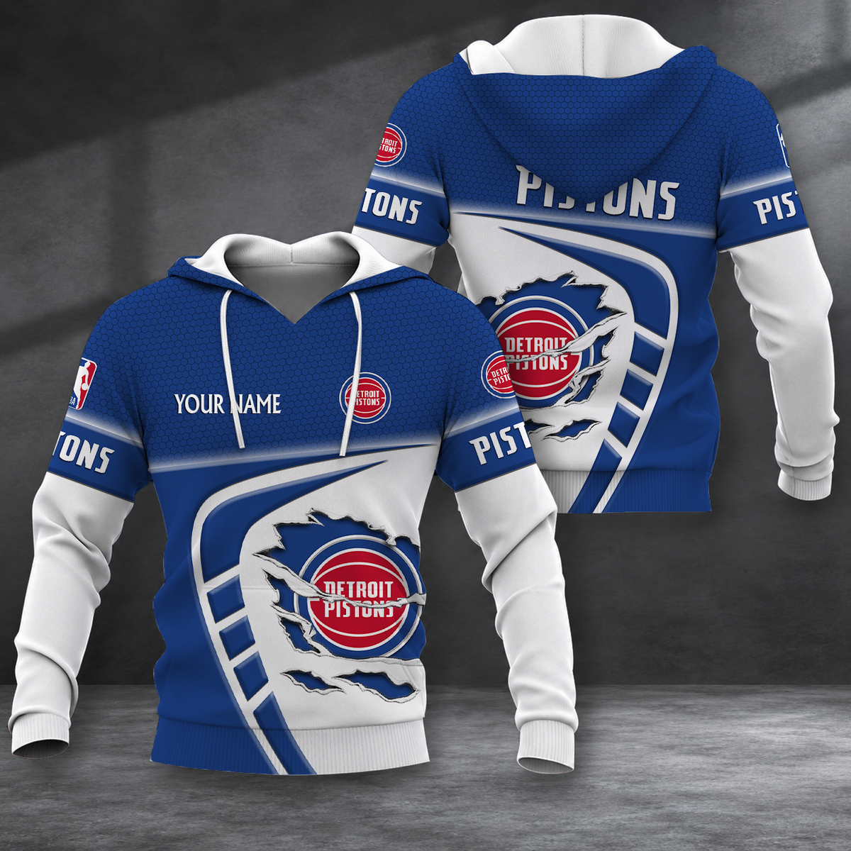 FINAL SALE - NEW CUSTOMIZED NBA14 DPI DETROIT PISTONS T-SHIRT, POLO SHIRT, ZIP POLO SHIRT, SWEATSHIRT, HOODIE & ZIP HOODIE