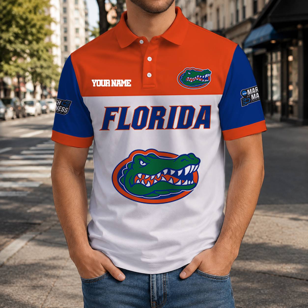 HOT DEAL - NEW CUSTOMIZED NCAA MAM14 FLG FLORIDA GATORS T-SHIRT, POLO SHIRT, ZIP POLO SHIRT, SWEATSHIRT, HOODIE & ZIP HOODIE