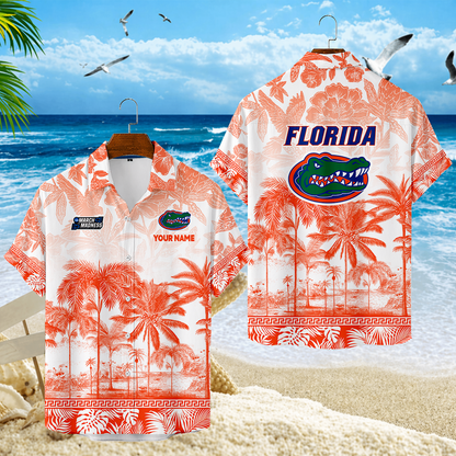 LIMITED EDITION - NEW CUSTOMIZED MAM14 FLG FLORIDA GATORS UNISEX HAWAIIAN SHIRT