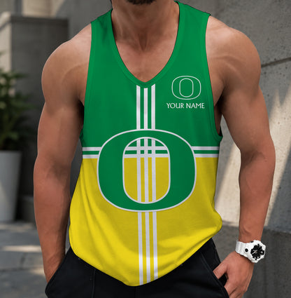 SPECIAL EDITION - NEW CUSTOMIZED NCAA FBS14 OGD OREGON DUCKS UNISEX TANK TOP