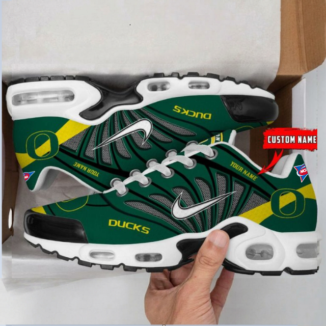 ELITE EDITION - NEW CUSTOMIZED NCAA FBS14 OGD OG DUCKS UNISEX AIR MAX PLUS SNEAKERS