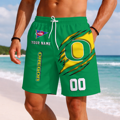 LIMITED DROP - NEW CUSTOMIZED | NCAA FBS14 OGD OG DUCKS SHORT PANTS