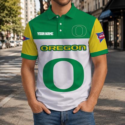 ELITE EDITION- NEW CUSTOMIZED NCAA FBS14 OGD OREGON DUCKS POLO SHIRT, ZIP POLO SHIRT & T-SHIRTS