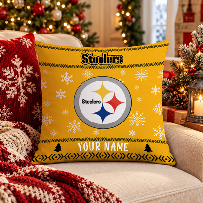 FINAL SALE - NEW PERSONALIZED NFL14 PSB PITTSBURGH STEELERS PILLOW CASE