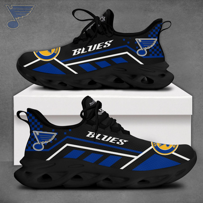 LIMITED EDITION - NEW CUSTOMIZED NHL14 SLB ST. LOUIS BLUES CLUNKY SNEAKERS