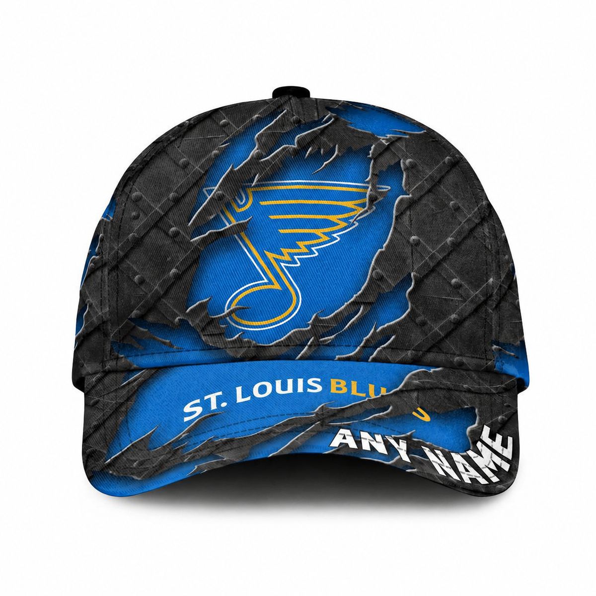 LIMITED EDITION - NEW CUSTOMIZED NHL14 SLB ST. LOUIS BLUES CLASSIC CAP