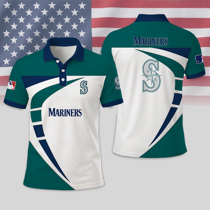 LIMITED EDITION - NEW CUSTOMIZED MLB14 SMS SEATTLE MARINERS T-SHIRT, POLO SHIRT, ZIP POLO SHIRT, SWEATSHIRT, HOODIE & ZIP HOODIE