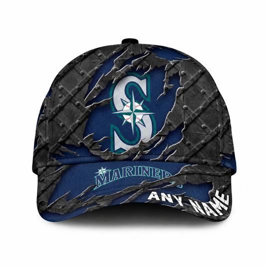 ELITE EDITION - NEW CUSTOMIZED MLB14 SMS SEATTLE MARINERS CLASSIC CAP