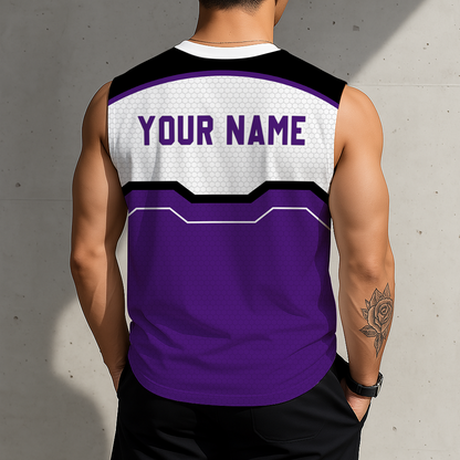 LIMITED EDITION - NEW CUSTOMIZED NCAA CWS14 THF TCU HORNED FROGS MEN'S GYM SHIRT