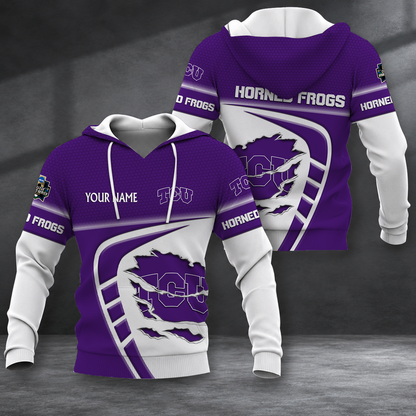 SPECIAL EDITION - NEW CUSTOMIZED NCAA CWS14 THF TCU HORNED FROGS T-SHIRT, POLO SHIRT, ZIP POLO SHIRT, SWEATSHIRT, HOODIE & ZIP HOODIE