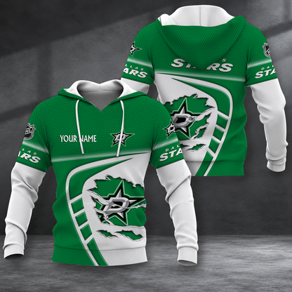 LIMITED EDITION - NEW CUSTOMIZED NHL15 DLS DALLAS STARS T-SHIRT, POLO SHIRT, ZIP POLO SHIRT, SWEATSHIRT, HOODIE & ZIP HOODIE