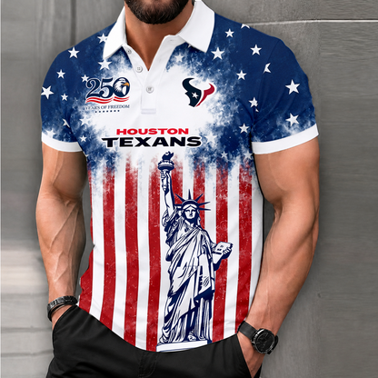 MEGA SALE - NEW CUSTOMIZED NFL15 HTT HOUSTON TEXANS POLO SHIRT, ZIP POLO SHIRT & T-SHIRTS