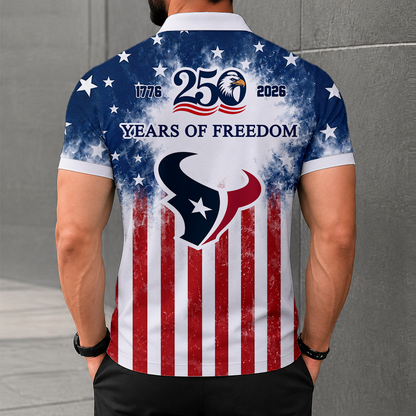MEGA SALE - NEW CUSTOMIZED NFL15 HTT HOUSTON TEXANS POLO SHIRT, ZIP POLO SHIRT & T-SHIRTS
