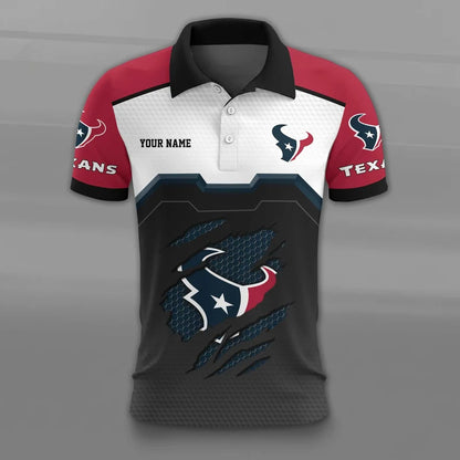 VIRAL EDITION - NEW CUSTOMIZED NFL15 HTT HOUSTON TEXANS T-SHIRT, POLO SHIRT, ZIP POLO SHIRT, SWEATSHIRT, HOODIE & ZIP HOODIE