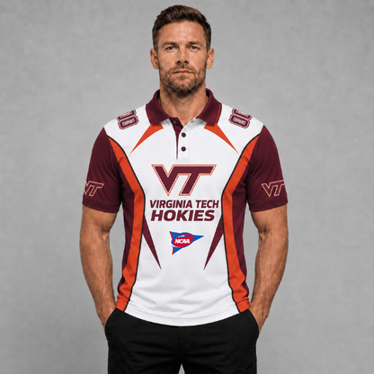 EXCLUSIVE EDITION - NEW CUSTOMIZED NCAA FBS15 VTH VIRGINIA TECH HOKIES POLO SHIRT, ZIP POLO SHIRT, HOODIE, ZIP HOODIE, T-SHIRT & SWEATSHIRT