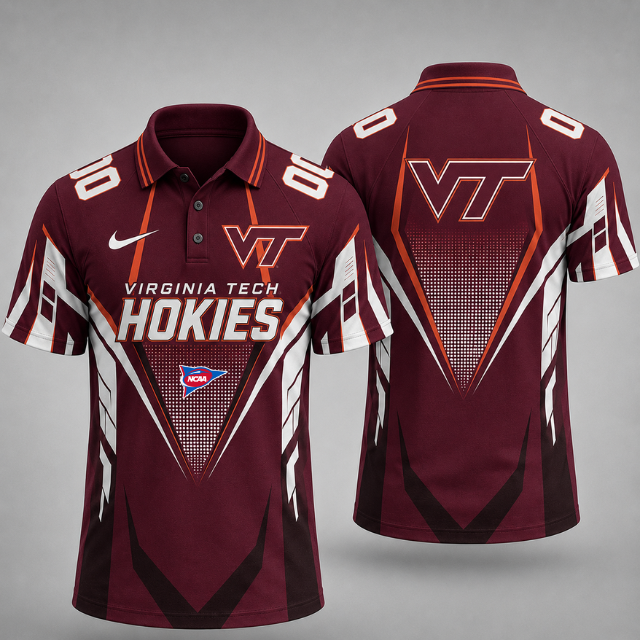 VIRAL EDITION - NEW CUSTOMIZED NCAA FBS15 VTH VIRGINIA TECH HOKIES POLO SHIRT, ZIP POLO SHIRT, HOODIE, ZIP HOODIE, T-SHIRT & SWEATSHIRT