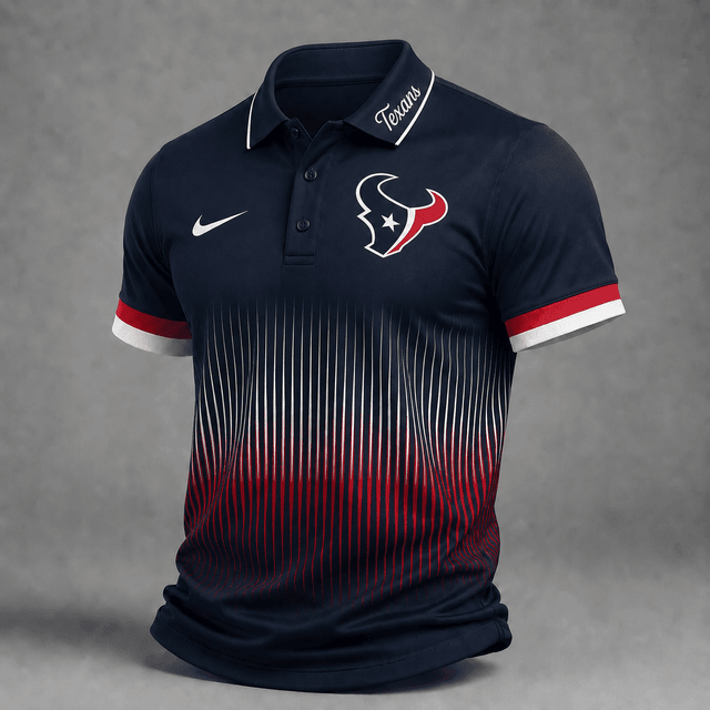 SPECIAL EDITION - NEW CUSTOMIZED NFL15 HTT HOUSTON TEXANS T-SHIRT, POLO SHIRT, ZIP POLO SHIRT, SWEATSHIRT, HOODIE & ZIP HOODIE