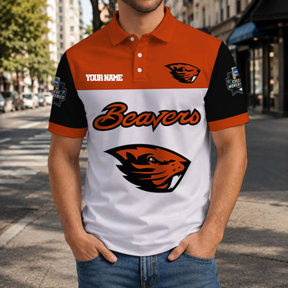 VIRAL EDITION - NEW CUSTOMIZED NCAA CWS15 OGB OREGON STATE BEAVERS T-SHIRT, POLO SHIRT, ZIP POLO SHIRT, SWEATSHIRT, HOODIE & ZIP HOODIE