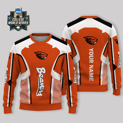 LIMITED EDITION - NEW CUSTOMIZED NCAA CWS15 OGB OREGON STATE BEAVERS UGLY SWEATER